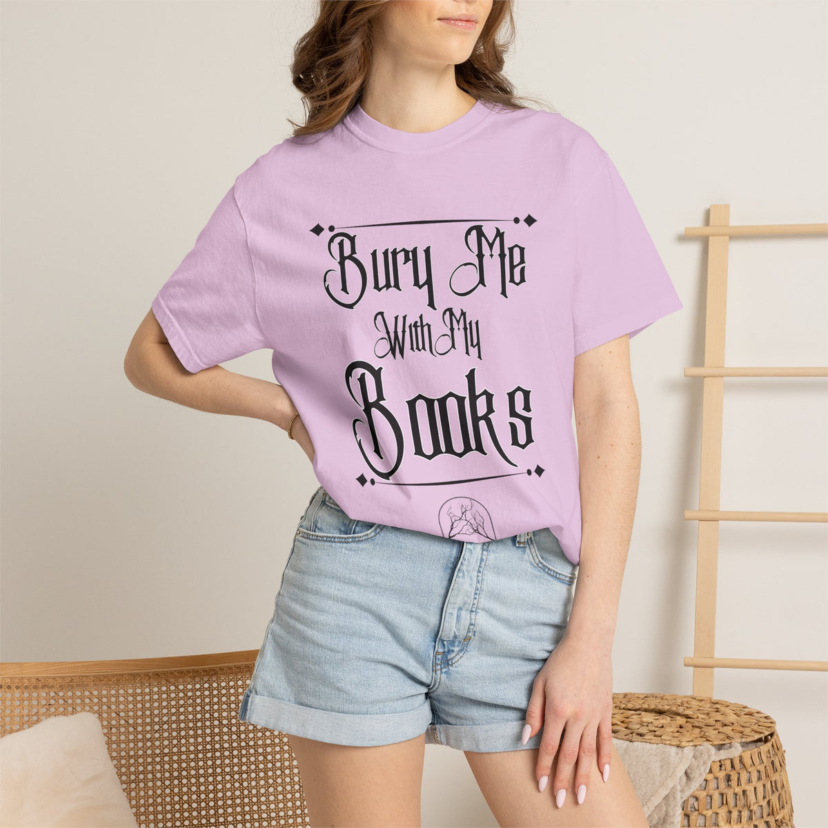 Bury Me With My Books Unisex Garment-Dyed T-shirt