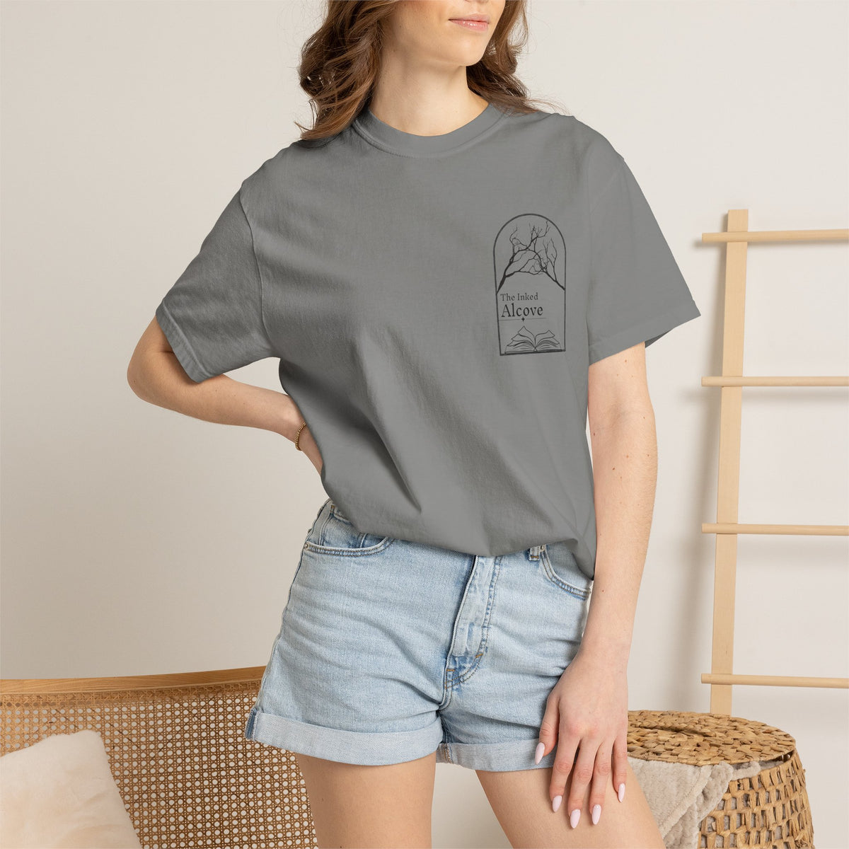 Eat The Rich Buy Local T-shirt | Graphic Vampire Lips, Retro Script